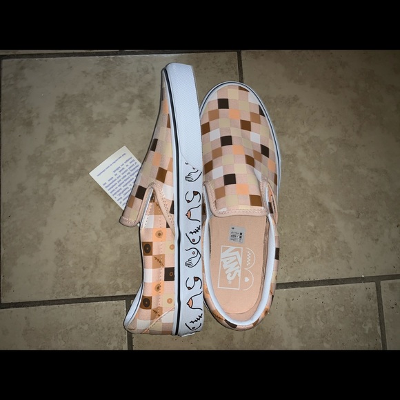 SOLD!!! Breast Cancer Slip On Vans Women’s US 10 - Picture 4 of 7